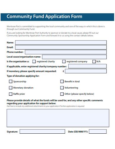 co op community fund application form.
